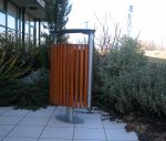 Corbeille Tramontane, bois exotique, tout inox ou sapin